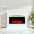 34-Inch Embedded Electric Fireplace: Stylish Atmosphere Light with Dual Heating Options Living and Home 