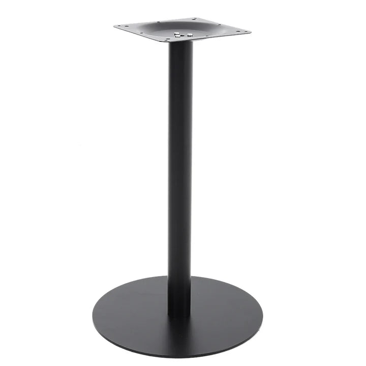 Industrial Style Round Table Base Single Pedestal Table Leg Black Living and Home 