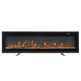 70/80 Inch Electric Fireplace with Remote 9 Flame Colours 900W/1800W Living and Home 