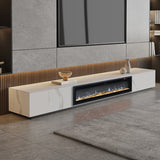 70/80 Inch Electric Fireplace with Remote 9 Flame Colours 900W/1800W Living and Home 