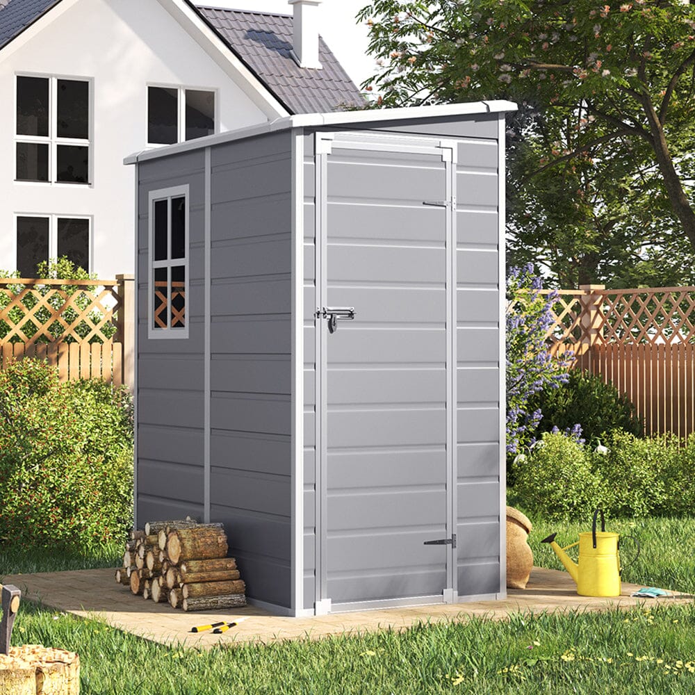 Livingandhome Plastic Outdoor Garden Tool Shed Living and Home 