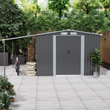 Outdoor Metal Storage Shed with Lean-to Living and Home 