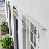 Transparent Window Door Awning Canopy Canopies & Gazebos Living and Home 200cm W 