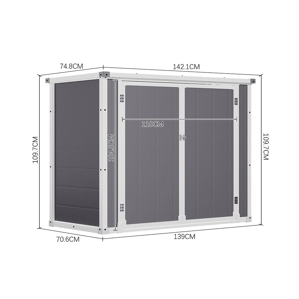 Garden Tool Bicycle Storage Shed Living and Home 