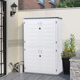 Outdoor Resin Storage Shed Living and Home Large 