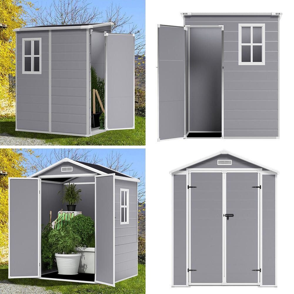 Outdoor Plastic Garden Storage Shed Living and Home 