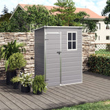 Outdoor Plastic Garden Storage Shed Living and Home Style B Small(Front Door) 