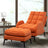 Modern Velvet Upholstered Recliner and Ottoman Set Recliners Living and Home 