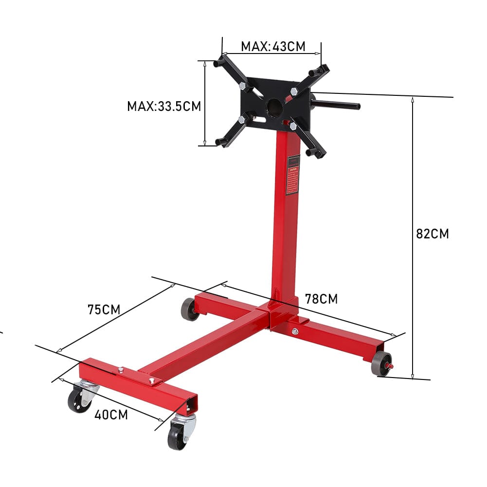 1000lbs Steel Folding Engine Stand Engine Stands Living and Home 