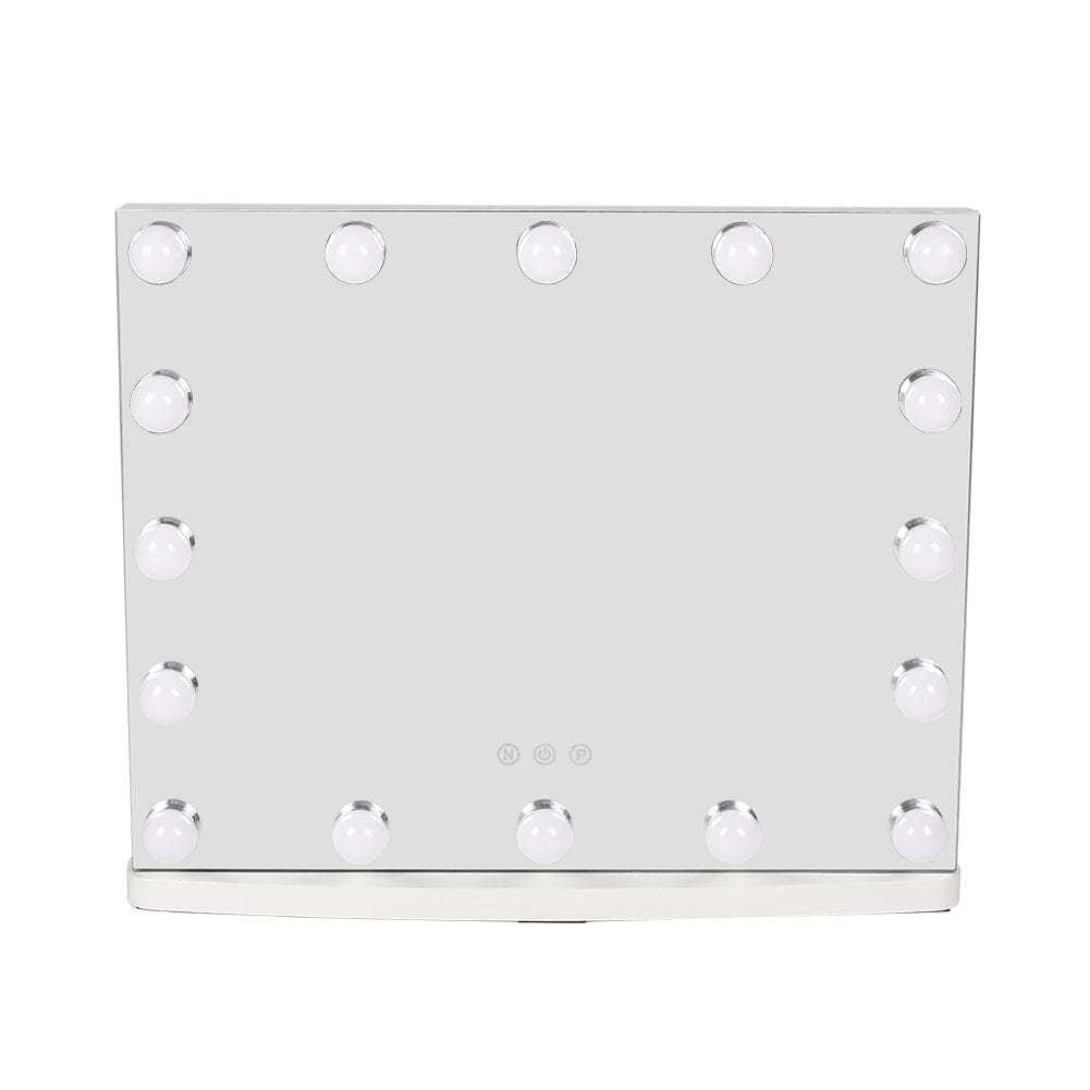 50cm W Rectangle Hollywood LED Lighted Cosmetic Mirror LED Make Up Mirrors Living and Home 