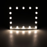 50cm W Rectangle Hollywood LED Lighted Cosmetic Mirror LED Make Up Mirrors Living and Home 