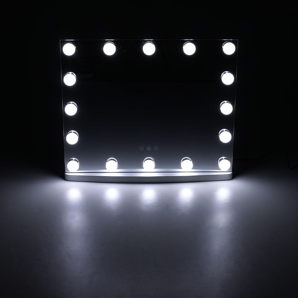 50cm W Rectangle Hollywood LED Lighted Cosmetic Mirror LED Make Up Mirrors Living and Home 