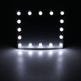 50cm W Rectangle Hollywood LED Lighted Cosmetic Mirror LED Make Up Mirrors Living and Home 