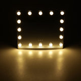 50cm W Rectangle Hollywood LED Lighted Cosmetic Mirror LED Make Up Mirrors Living and Home 