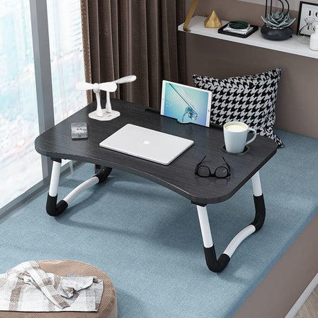 Luxe Foldable Laptop Bed Desk with LED Light and USB Ports Living and Home 