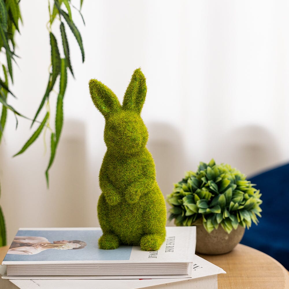 Moss Standing Bunny Rabbit Easter Garden Home Decoration Living and Home 