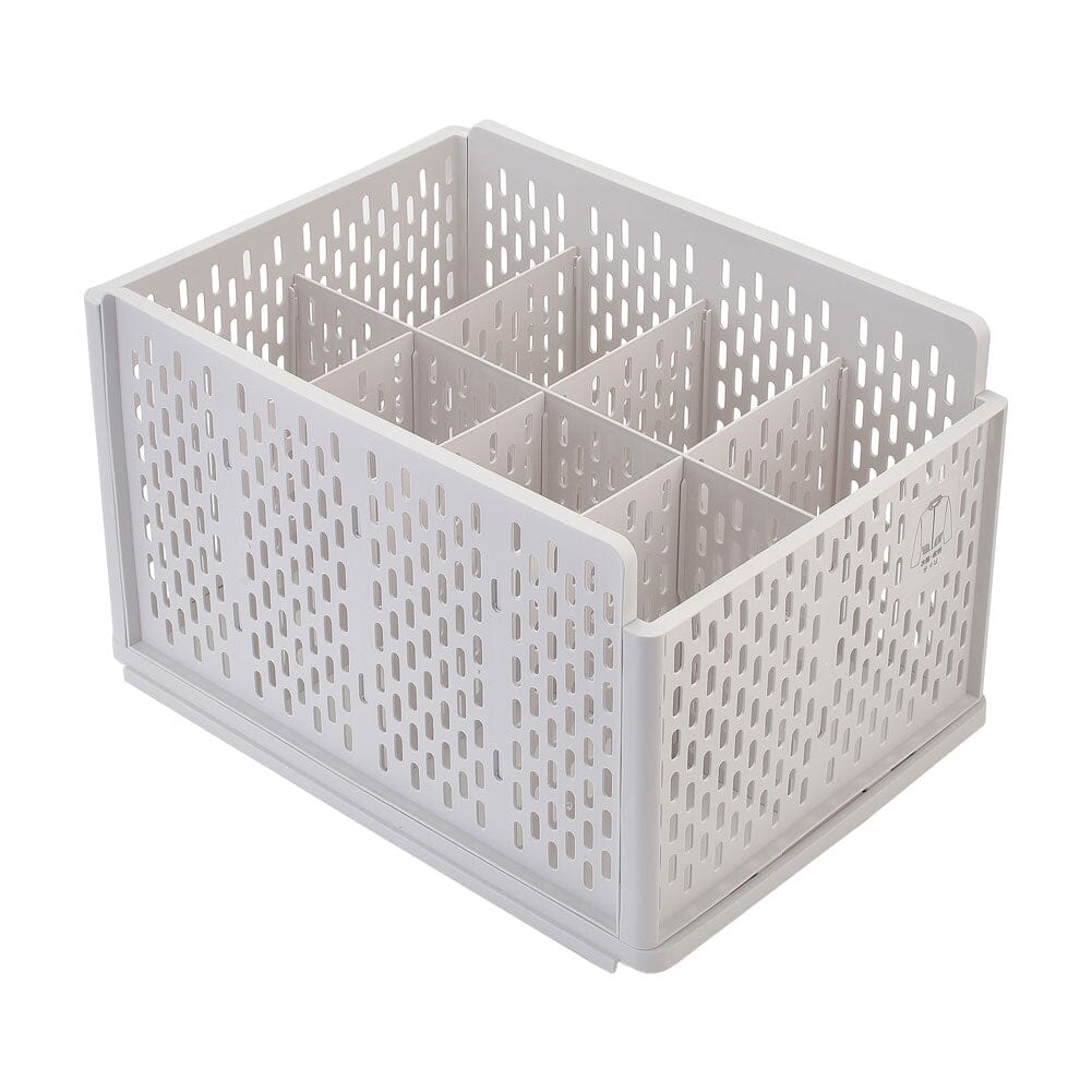 Plastic Stackable Clothes Storage Basket Drawer Organizer – Living and Home