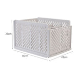 Plastic Stackable Clothes Storage Basket Drawer Organizer Shelves & Racks Living and Home 