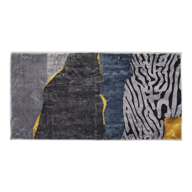 Modern Abstract Faux Cashmere Indoor Area Rug Rugs Living and Home 