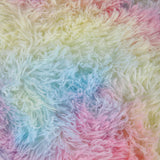 Anti-Skid Rectangle Soft Fluffy Rainbow Rug Rugs Living and Home 