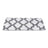 Modern Grey and White Geometric Indoor Shag Area Rug Rugs Living and Home 