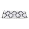 Modern Grey and White Geometric Indoor Shag Area Rug Rugs Living and Home 