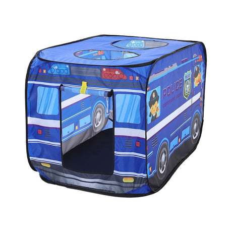 Police Truck Foldable Tent Pop Up Kids Playhouse Living and Home 