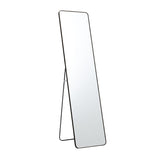 160cm H Black Modern Rectangular Metal Floor Mirror Wall Mirrors Living and Home 