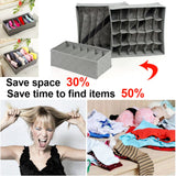 Underwear Drawer Organizer Storage Box Bra Tidy Socks Ties Draw Divider Storage Boxes Living and Home 