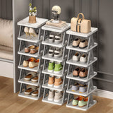 Household Entryway Shoe Rack Multi-Layer Small Simple Shoe Cabinet Living and Home 