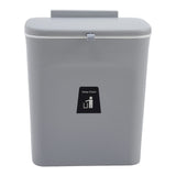 Practical 9L Trash Can with Ring - Simplify Your Waste Management Kitchen Waste Bins Living and Home 