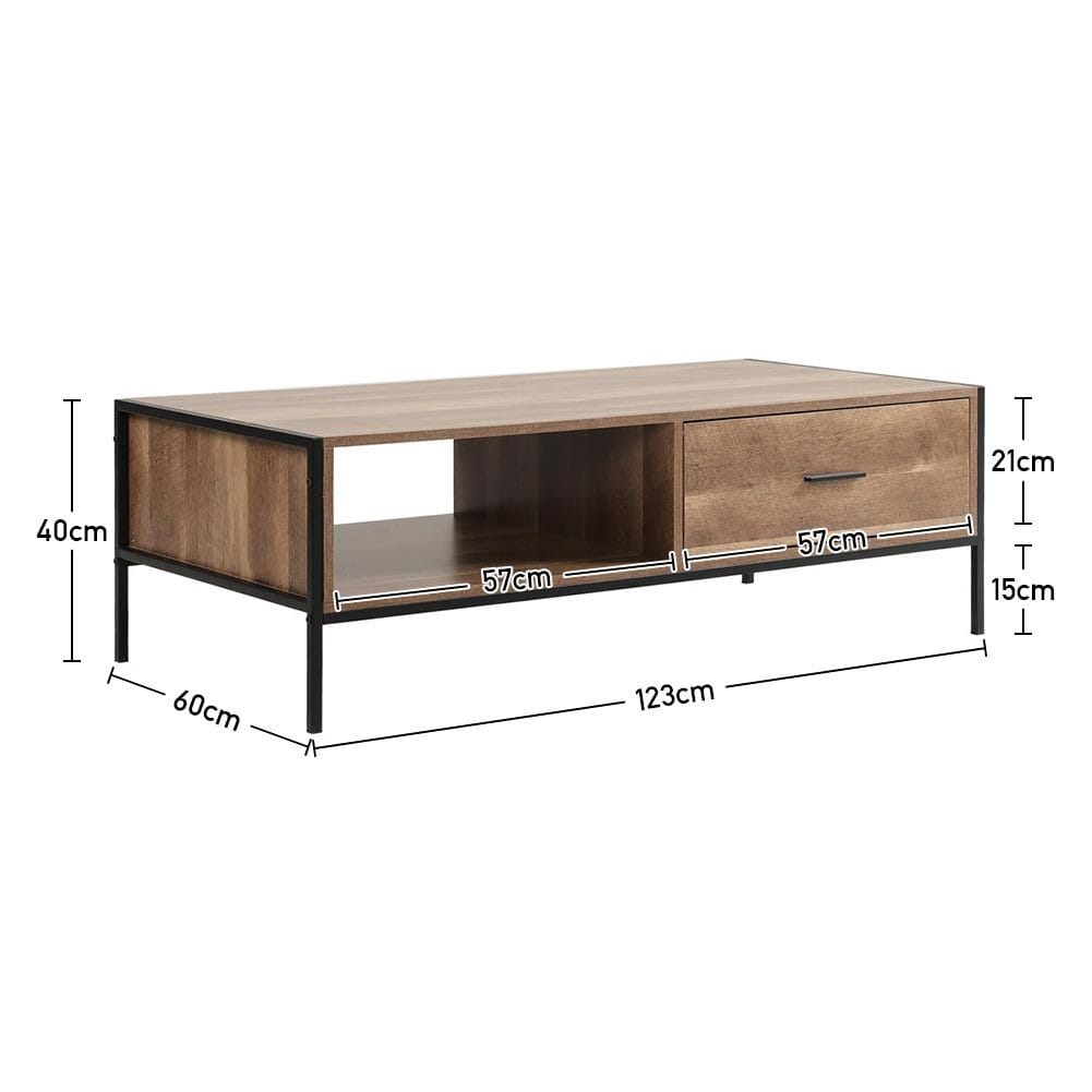 Iron Frame Coffee Table Living and Home 