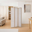 3/4 Panel Solid Wood Folding Room Divider Screen Stylish and Functional Partition Room Dividers Living and Home 