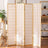 3/4 Panel Solid Wood Folding Room Divider Screen Stylish and Functional Partition Room Dividers Living and Home 