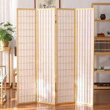 3/4 Panel Solid Wood Folding Room Divider Screen Stylish and Functional Partition Room Dividers Living and Home 