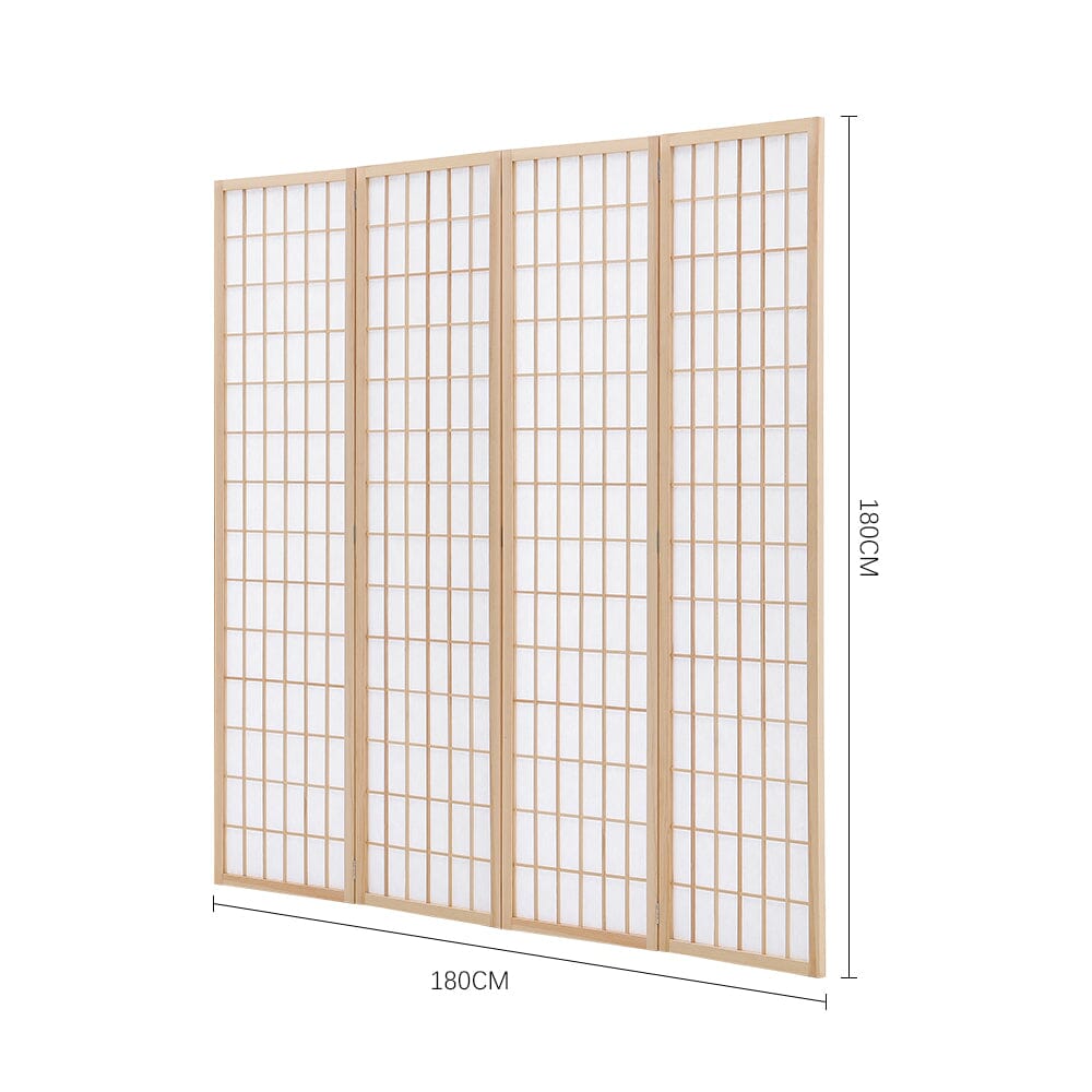 3/4 Panel Solid Wood Folding Room Divider Screen Stylish and Functional Partition Room Dividers Living and Home 