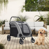 Pets Mood Collapsible Pet Stroller for Cats and Dogs Living and Home 