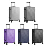 20/24/28 Inch Lightweight Hardside Slash Texture Travel Suitcase with Spinner Wheels Travel Suitcases Living and Home 