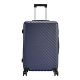 20/24/28 Inch Lightweight Hardside Slash Texture Travel Suitcase with Spinner Wheels Travel Suitcases Living and Home 