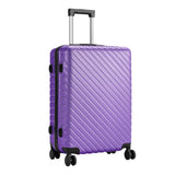 20/24/28 Inch Lightweight Hardside Slash Texture Travel Suitcase with Spinner Wheels Travel Suitcases Living and Home 