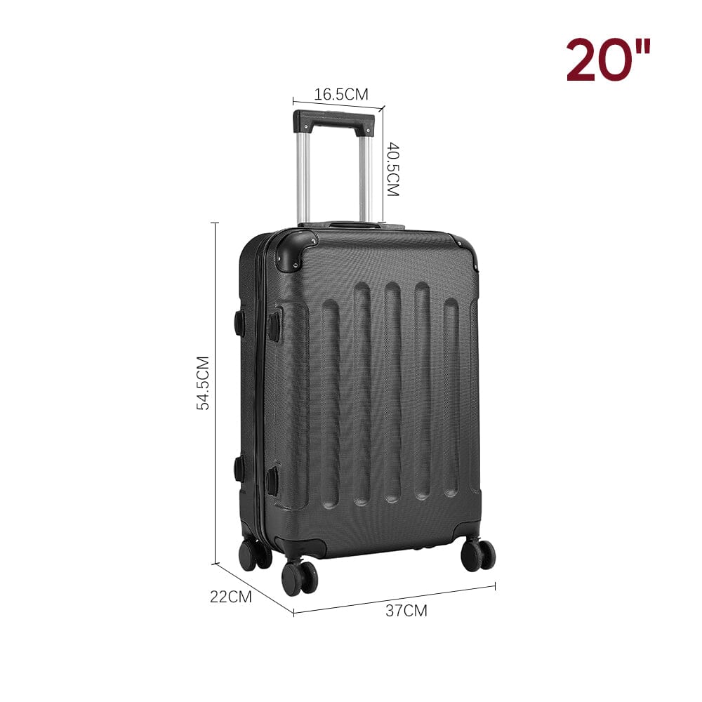 20/24/28 Inch Modern Hardside Type Spinner Suitcase with Combination Lock Travel Suitcases Living and Home 