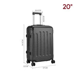 20/24/28 Inch Modern Hardside Type Spinner Suitcase with Combination Lock Travel Suitcases Living and Home 