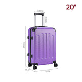 20/24/28 Inch Modern Hardside Type Spinner Suitcase with Combination Lock Travel Suitcases Living and Home 