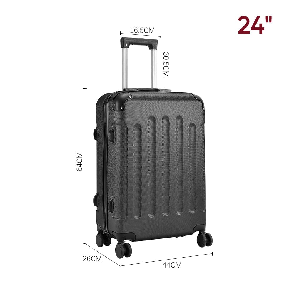 20/24/28 Inch Modern Hardside Type Spinner Suitcase with Combination Lock Travel Suitcases Living and Home 