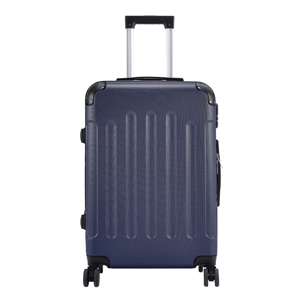 20/24/28 Inch Modern Hardside Type Spinner Suitcase with Combination Lock Travel Suitcases Living and Home Blue 20 inch 