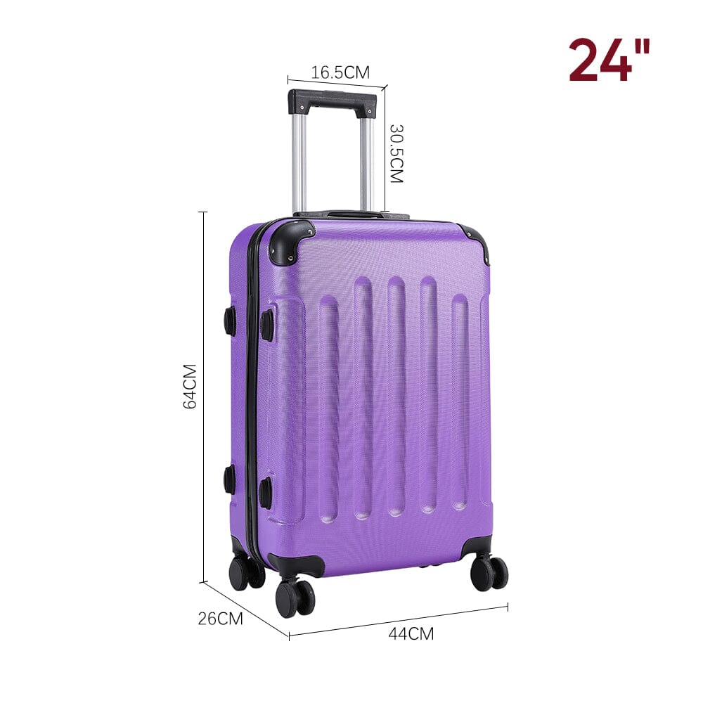 20/24/28 Inch Modern Hardside Type Spinner Suitcase with Combination Lock Travel Suitcases Living and Home 