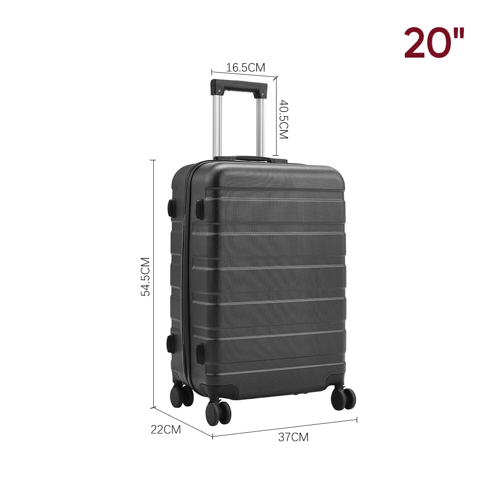 20/24/28 Inch Hardshell Rolling Luggage Trolley Travel Case Travel Suitcases Living and Home 