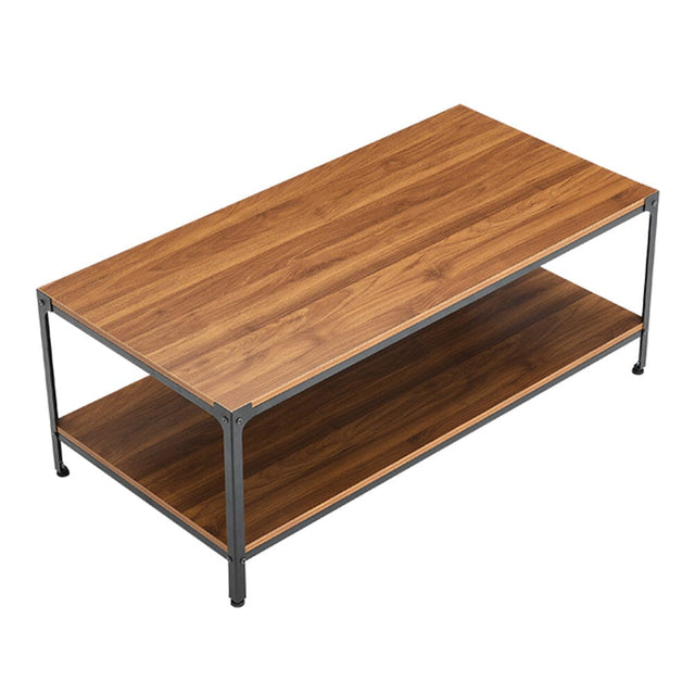 Direct 2-Tier Walnut Finish Coffee Table Living and Home 