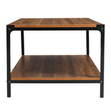 Direct 2-Tier Walnut Finish Coffee Table Living and Home 