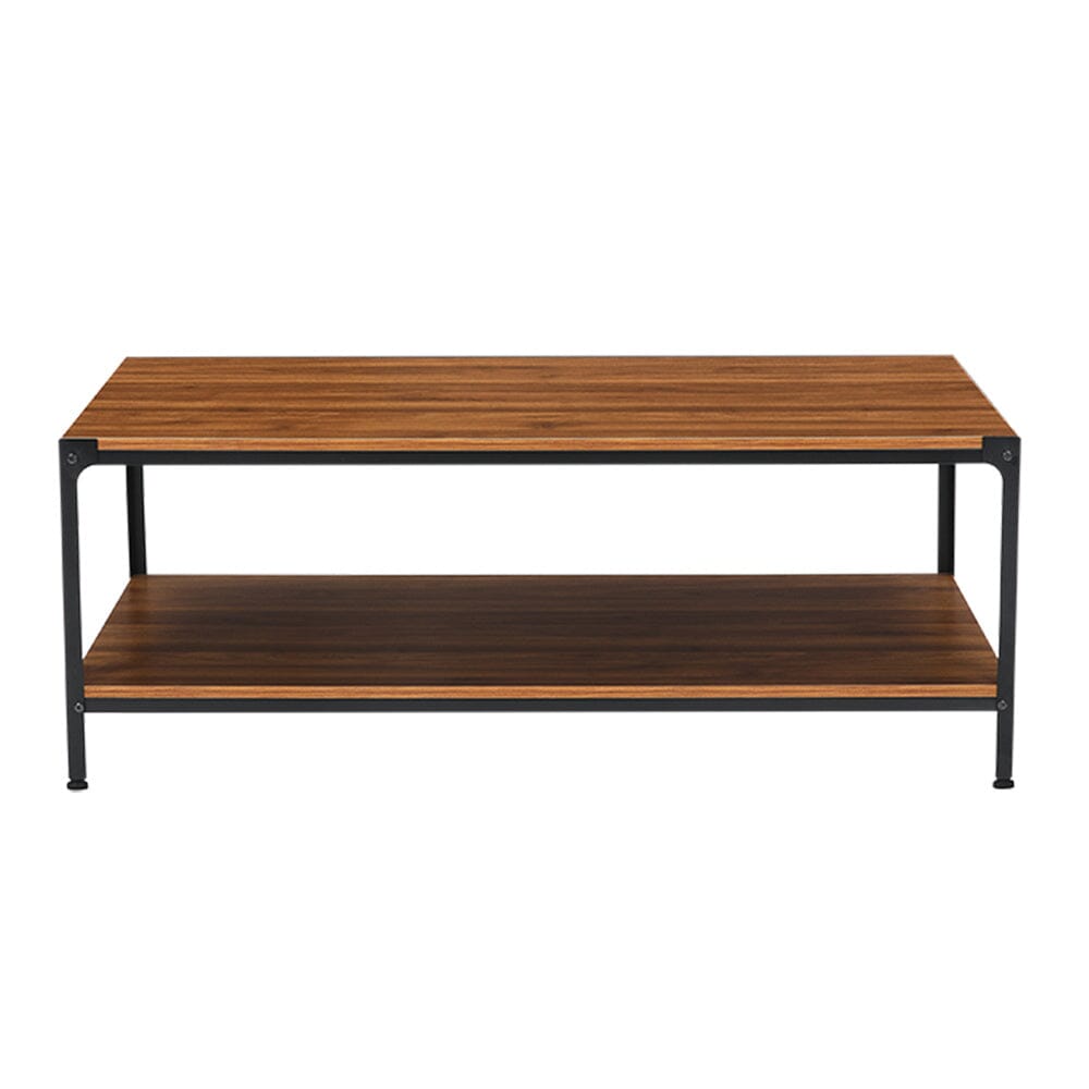 Direct 2-Tier Walnut Finish Coffee Table Living and Home 